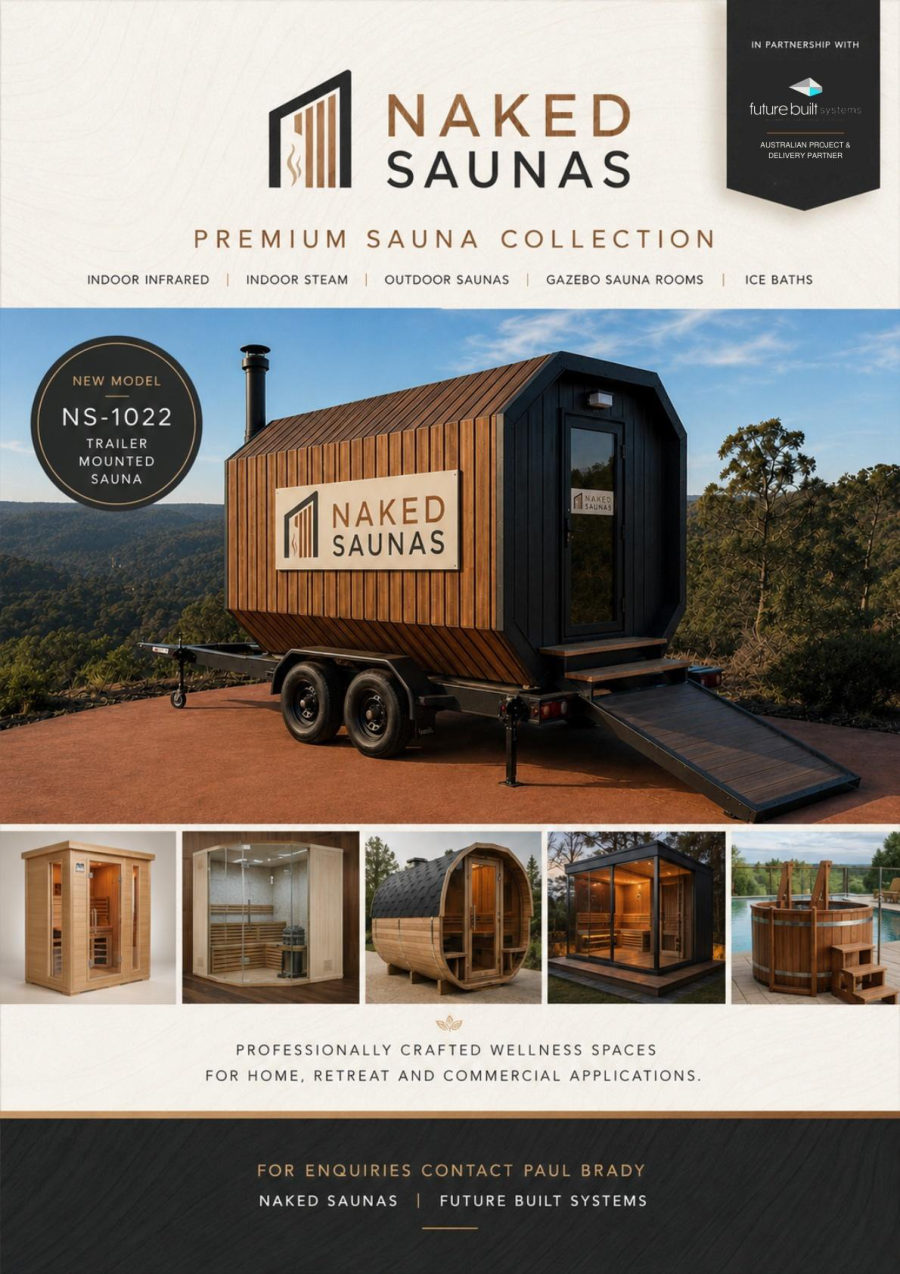 Cover of the Naked Saunas Premium Sauna Collection
